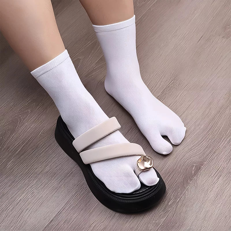 Chaussettes Tabi avec Orteils Séparés pour Hallux Valgus