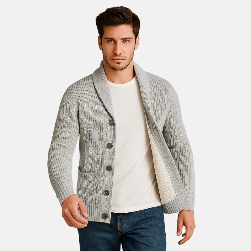 Aiden | Cardigan Classico con Maniche Lunghe e Bottoni Ð Design Versatile per Comfort Quotidiano 4