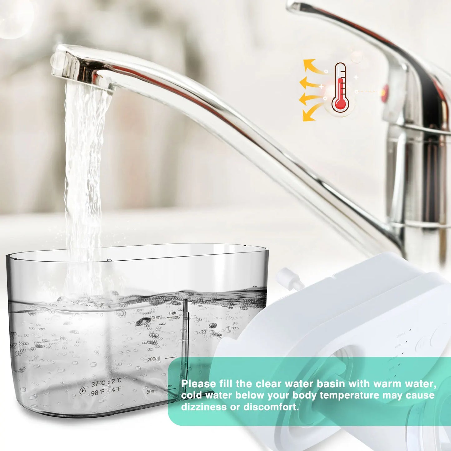 Kit de nettoyage électrique pour oreilles - retrait sécurisé du cérumen, 400 ml, 4 modes