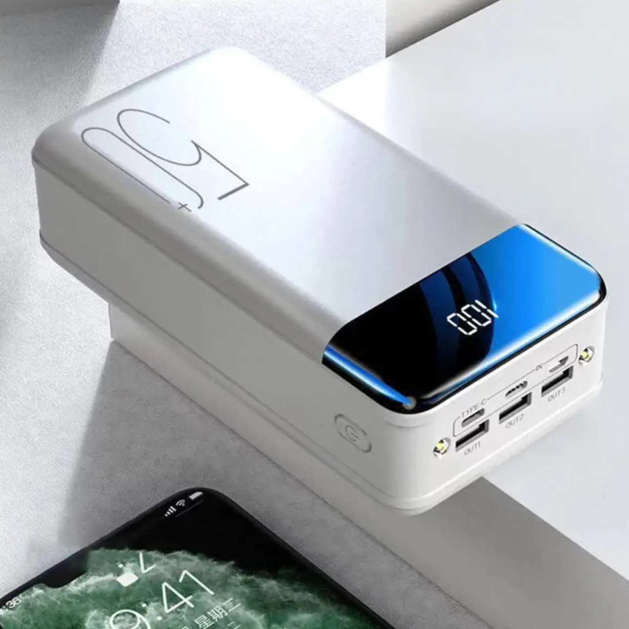 Power Bank 100.000 mAh con Ricarica Super Veloce Ð Compatto e Portatile per Viaggi 6