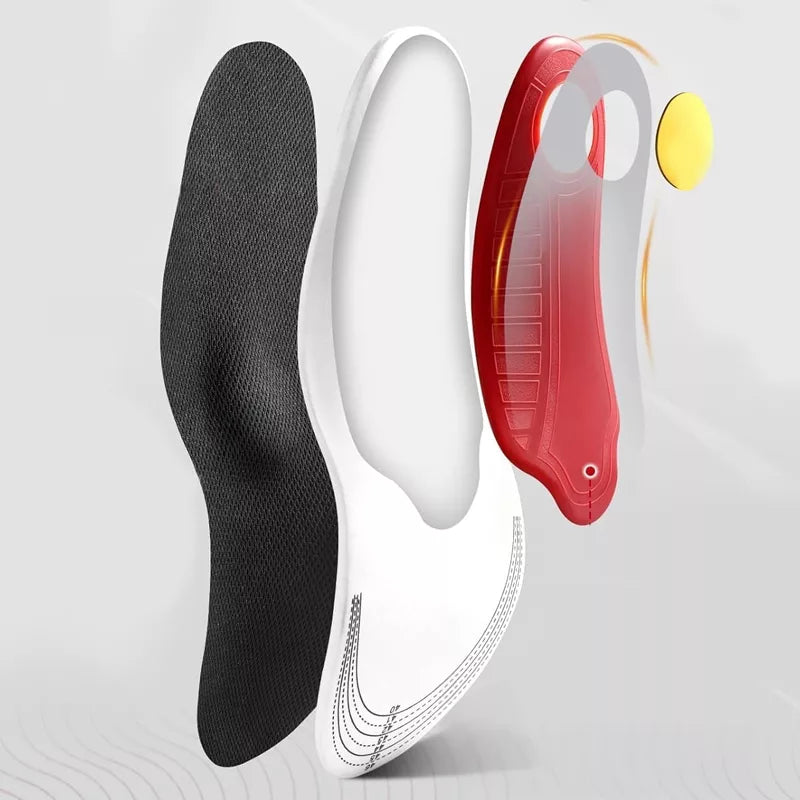 Semelles orthopédiques pour pieds plats Inserts de soutien pour la voûte plantaire