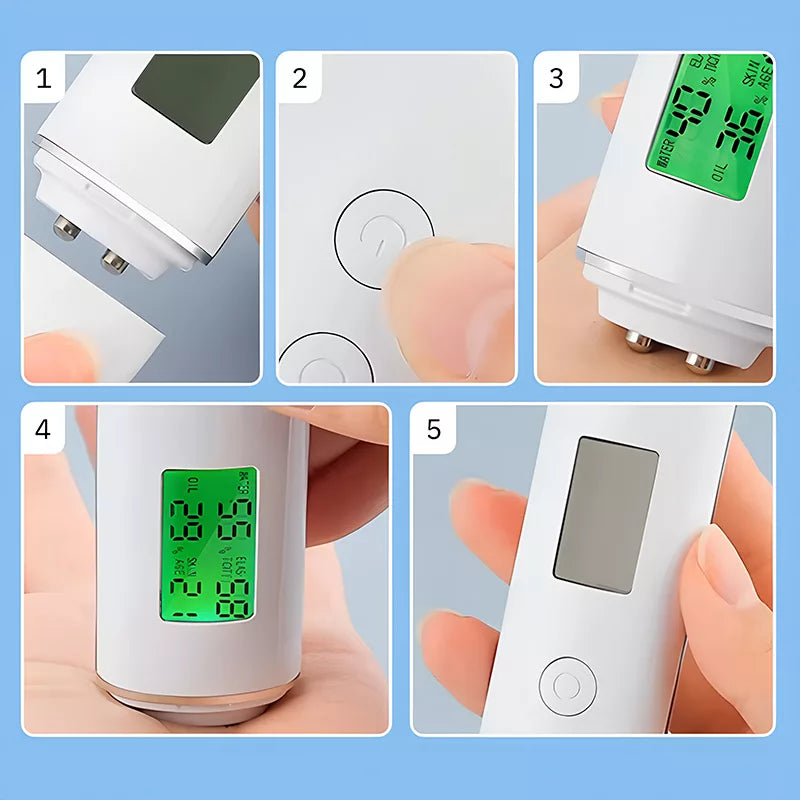 Analyseur Facial Intelligent Test du Contenu en Humidité et en Huile