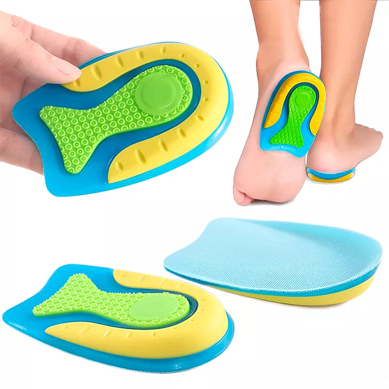 Talonnière en gel de silicone pour fasciite plantaire