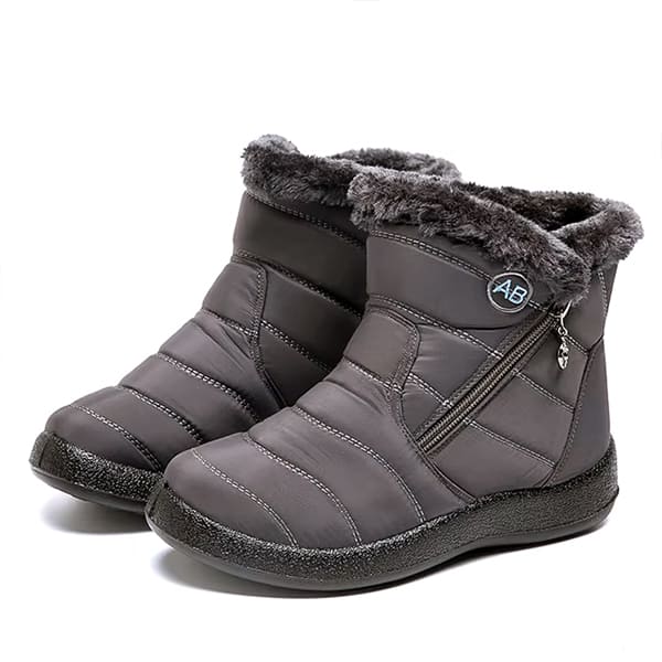 Bottines d'hiver en peluche douce pour femme