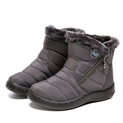 Bottines d'hiver en peluche douce pour femme