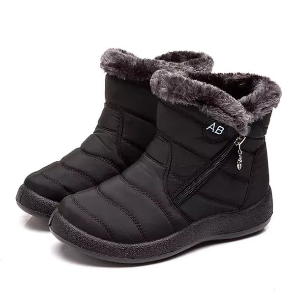 Bottines d'hiver en peluche douce pour femme