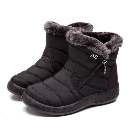 Bottines d'hiver en peluche douce pour femme