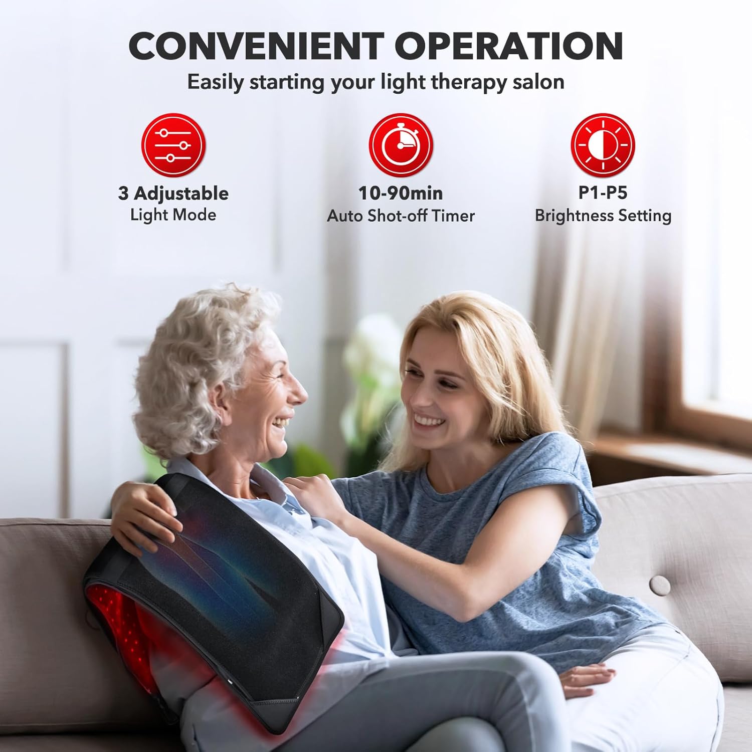 RedPower - Panneau pour thérapie par lumière rouge puissante et compacte