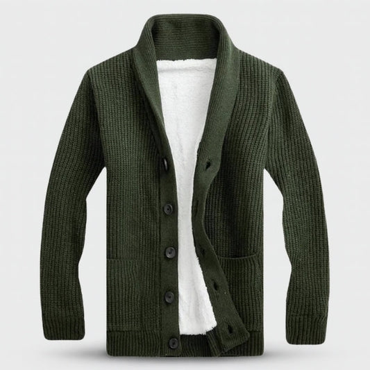 Aiden | Cardigan Classico con Maniche Lunghe e Bottoni Ð Design Versatile per Comfort Quotidiano 0