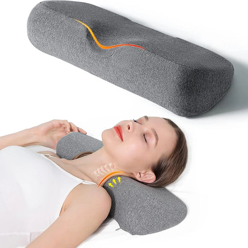 Coussin Cervical Ergonomique en Mousse à Mémoire Orthopédique pour Dormir sur le Côté