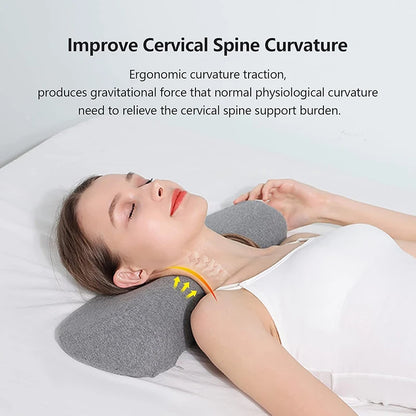 Coussin Cervical Ergonomique en Mousse à Mémoire Orthopédique pour Dormir sur le Côté