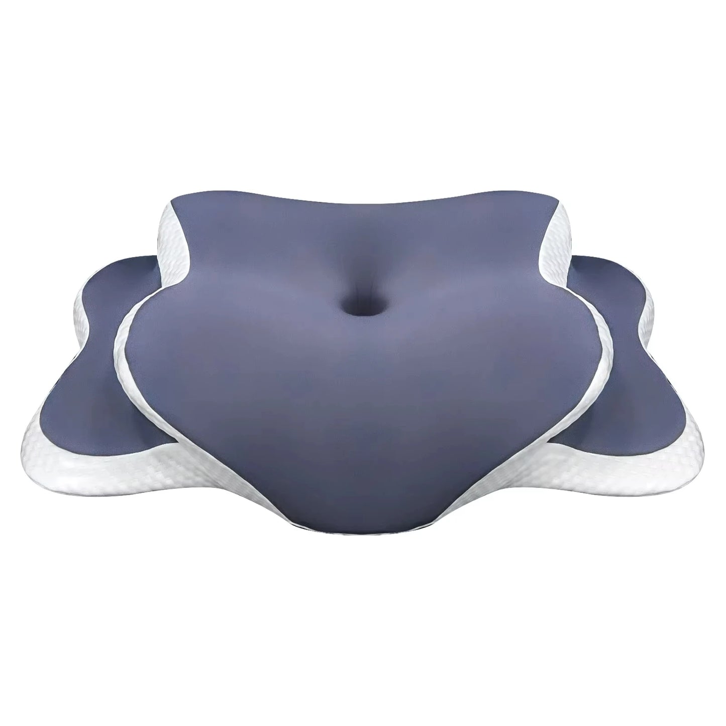 Oreiller cervical ergonomique en mousse à mémoire de forme avec taie d'oreiller réglable en soie