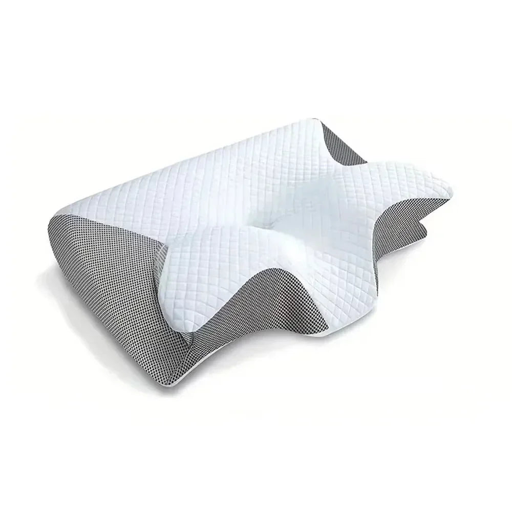Coussin Cervical Orthopédique Ergonomique en Mousse à Mémoire de Forme Papillon