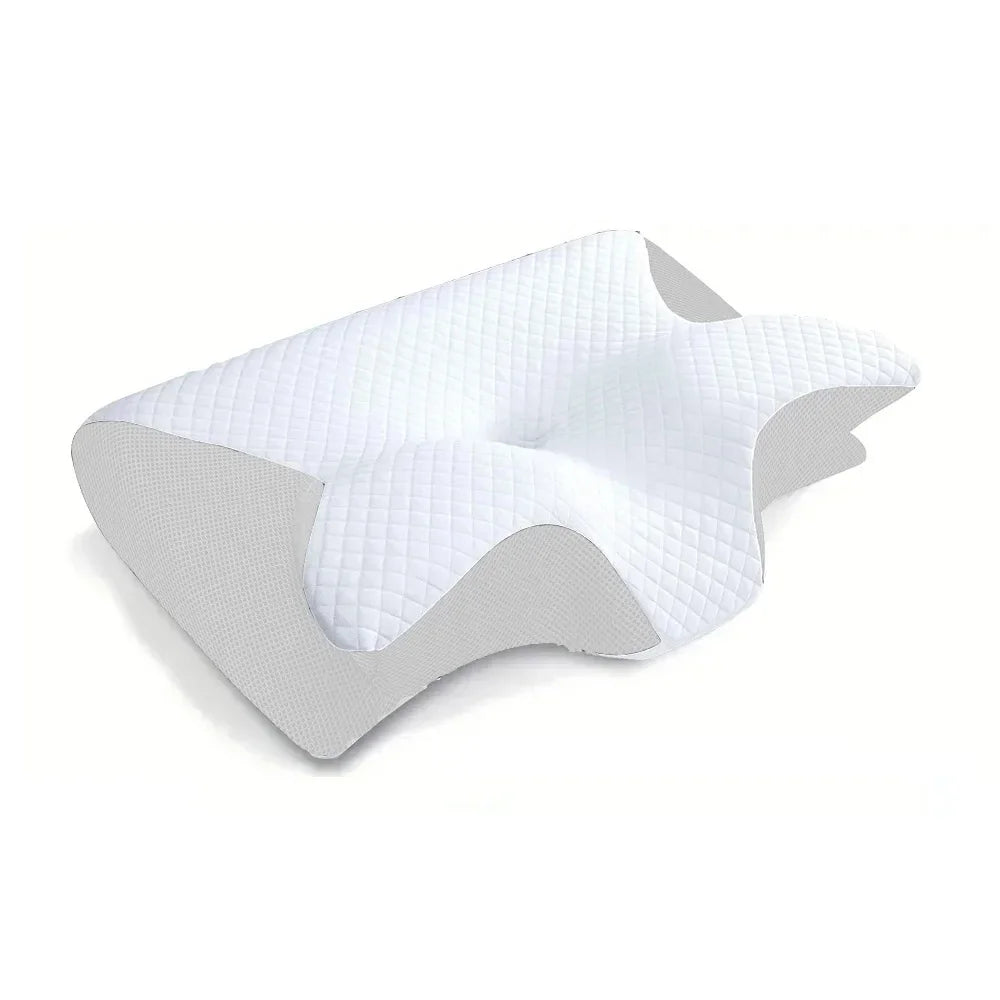 Coussin Cervical Orthopédique Ergonomique en Mousse à Mémoire de Forme Papillon