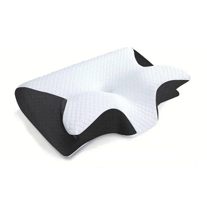Coussin Cervical Orthopédique Ergonomique en Mousse à Mémoire de Forme Papillon
