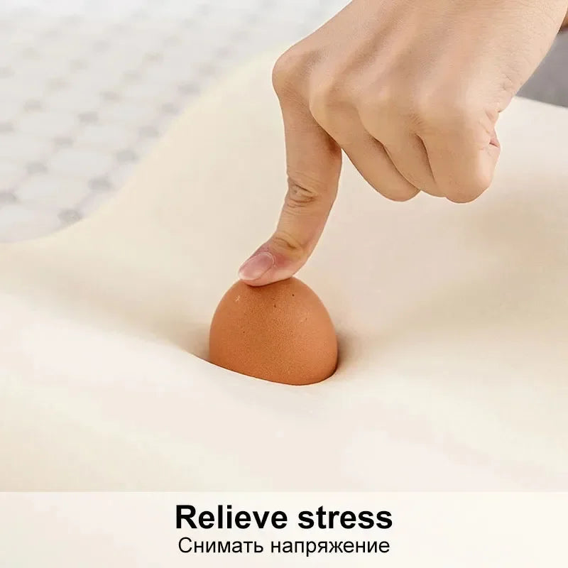 Coussin orthopédique en mousse à mémoire de forme pour la cervicale - Support ergonomique idéal pour la maternité et un sommeil confortable