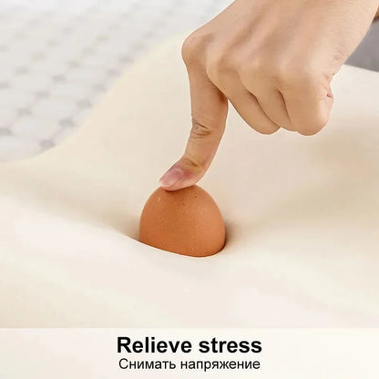 Coussin orthopédique en mousse à mémoire de forme pour la cervicale - Support ergonomique idéal pour la maternité et un sommeil confortable