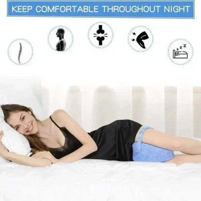 Coussin orthopédique pour jambes en coton avec mémoire - Soulagement de la sciatique et confort ergonomique