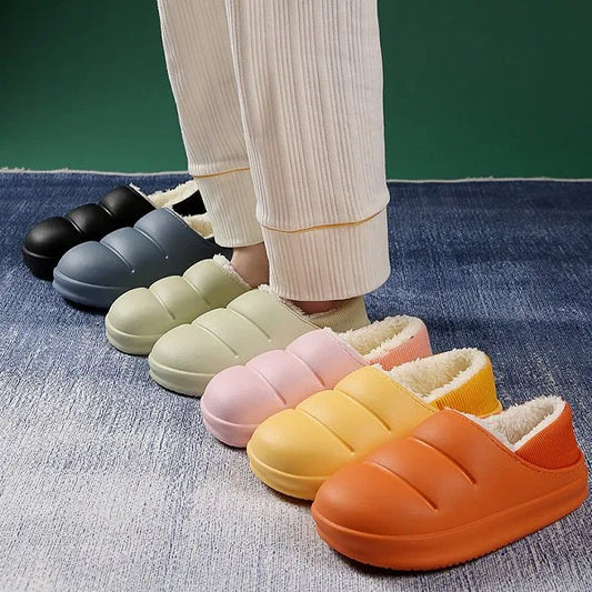 Pantoufles en fourrure d'hiver