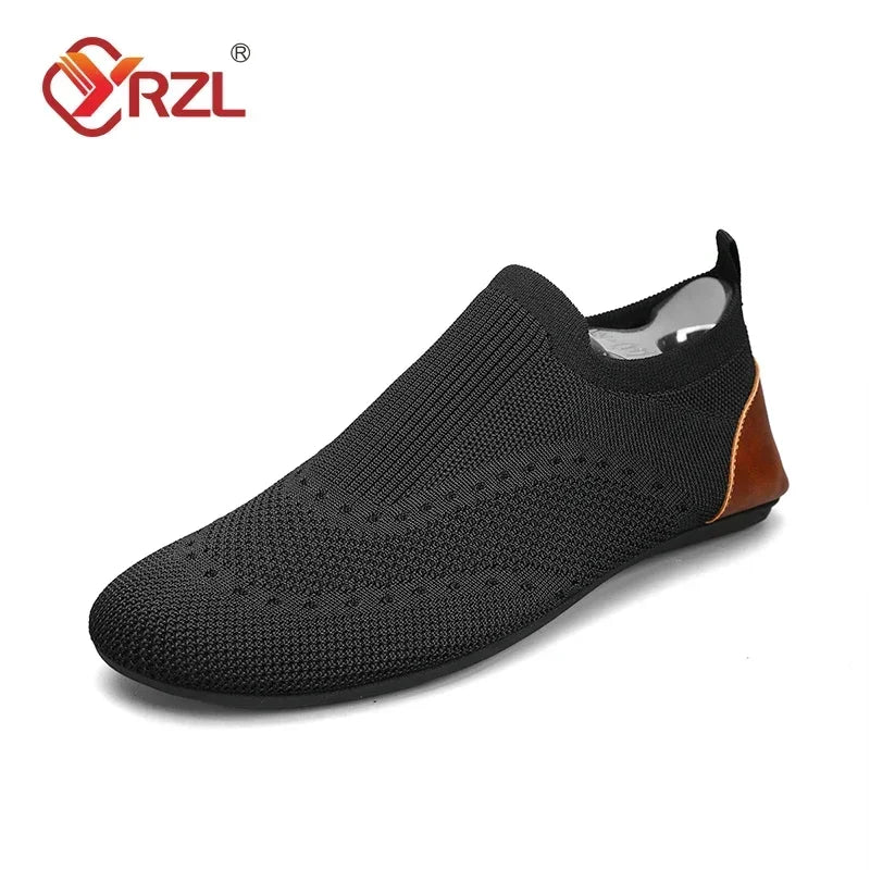 Mocassins Homme d'Été Respirants en Mesh - Chaussures Décontractées Slip On Confortables