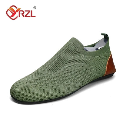Mocassins Homme d'Été Respirants en Mesh - Chaussures Décontractées Slip On Confortables