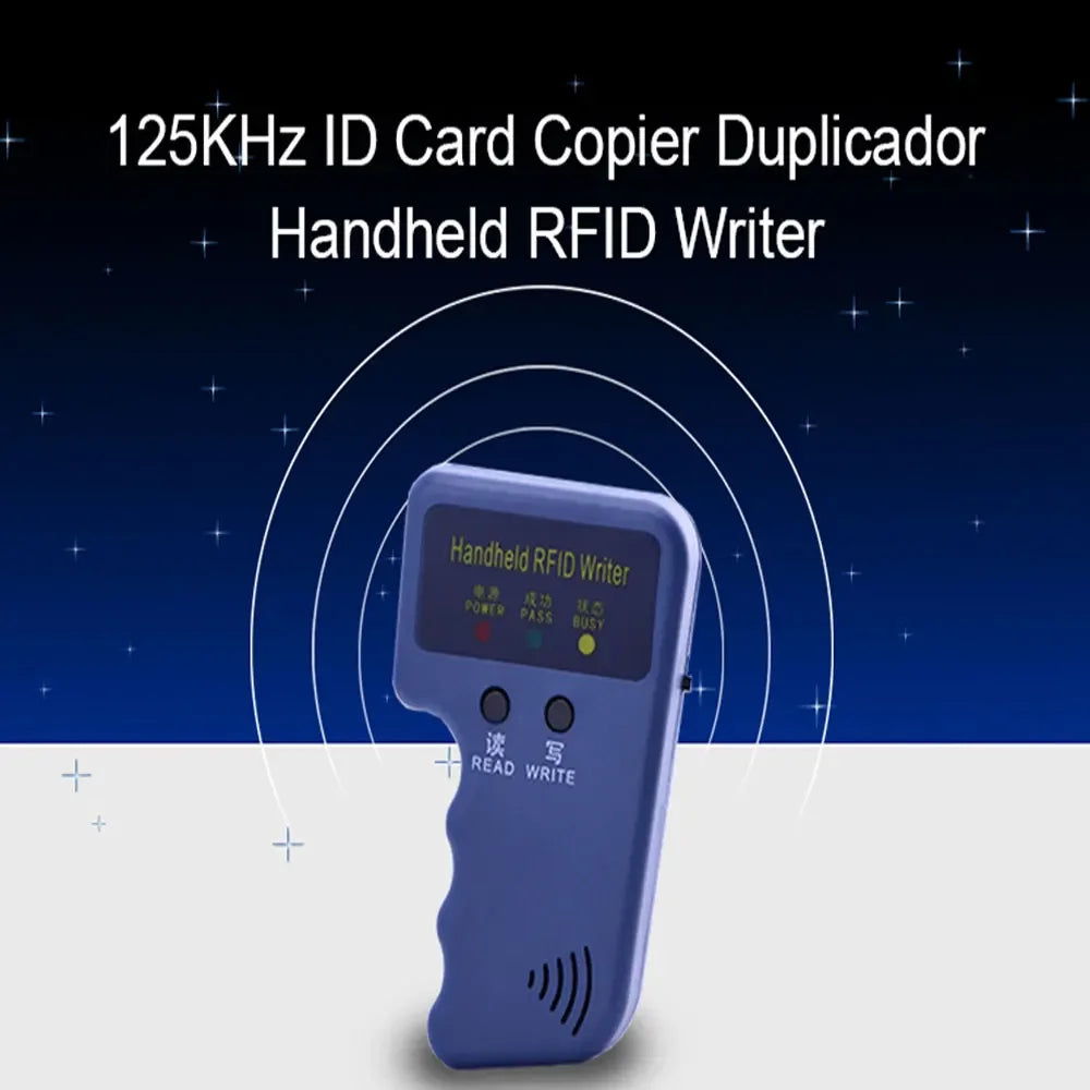 Programmeur RFID 125KHz Portable pour Duplication et Écriture de Cartes et Clés – Facile à Utiliser avec Indicateur LED