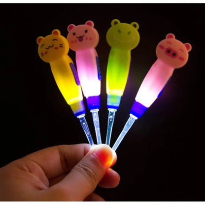 Nettoyeur d'oreilles avec lampe torche LED pour enfants - design amusant et sûr