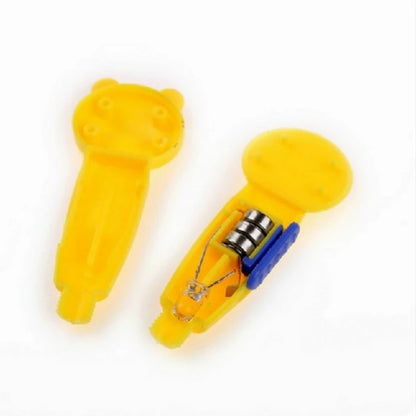 Nettoyeur d'oreilles avec lampe torche LED pour enfants - design amusant et sûr