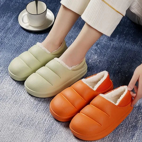 Pantoufles en fourrure d'hiver