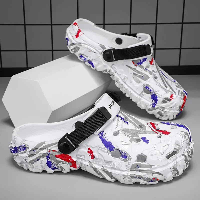 Sandales Homme Été Confortables Grandes Tailles 47, Design Léger et Respirant