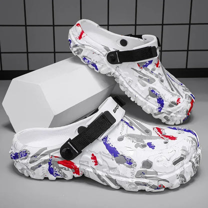 Sandales Homme Été Confortables Grandes Tailles 47, Design Léger et Respirant