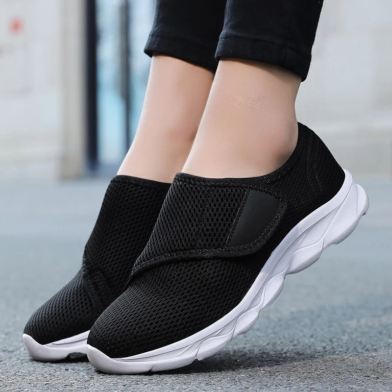Chaussures orthopédiques femme - Confort et soutien pour pieds larges, idéales pour les promenades