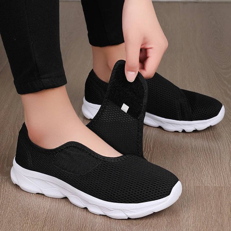 Chaussures orthopédiques femme - Confort et soutien pour pieds larges, idéales pour les promenades