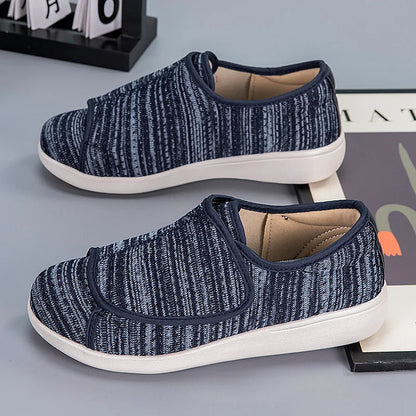 Chaussures orthopédiques légères pour diabétiques avec fermeture réglable et soutien de la voûte plantaire élevée