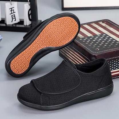 Chaussures orthopédiques légères pour diabétiques avec fermeture réglable et soutien de la voûte plantaire élevée