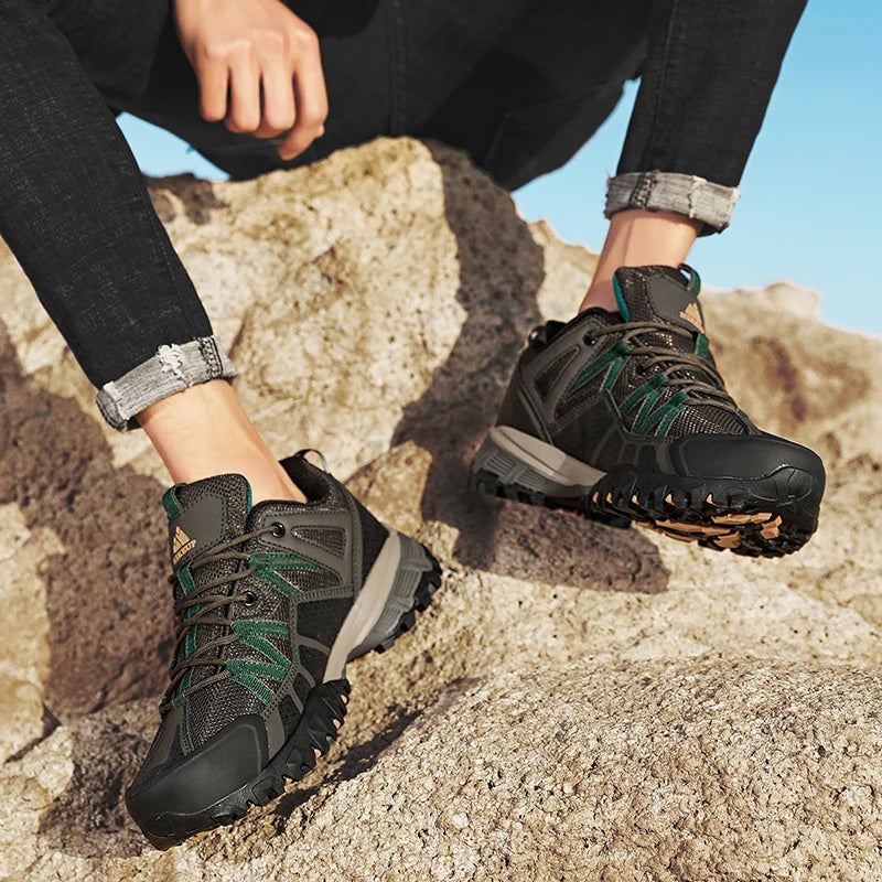 Meilleures chaussures de trekking pour homme - Baskets respirantes avec amorti et antidérapant HIKEUP