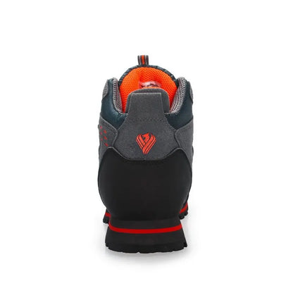 Chaussures de Trekking Homme - Bottes de Montagne en Cuir pour Randonnée et Alpinisme