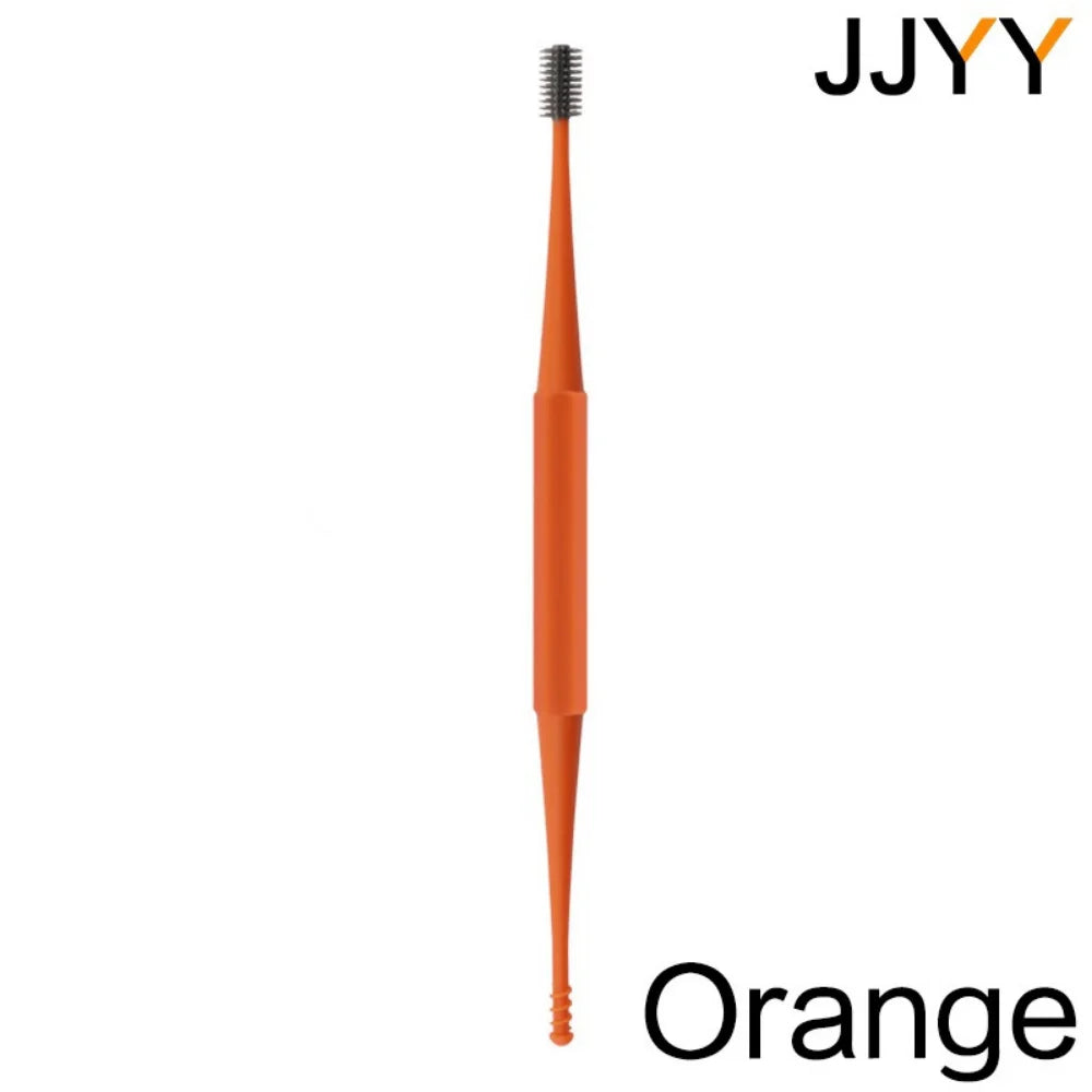 Ensemble d'Outils pour Nettoyage des Oreilles en Silicone Souple - 3 Pièces Antidérapantes et Faciles à Nettoyer