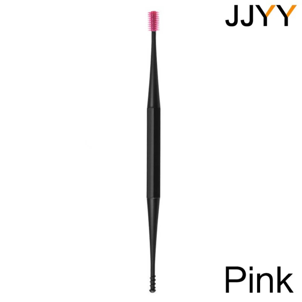 Ensemble d'Outils pour Nettoyage des Oreilles en Silicone Souple - 3 Pièces Antidérapantes et Faciles à Nettoyer