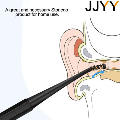 Ensemble d'Outils pour Nettoyage des Oreilles en Silicone Souple - 3 Pièces Antidérapantes et Faciles à Nettoyer