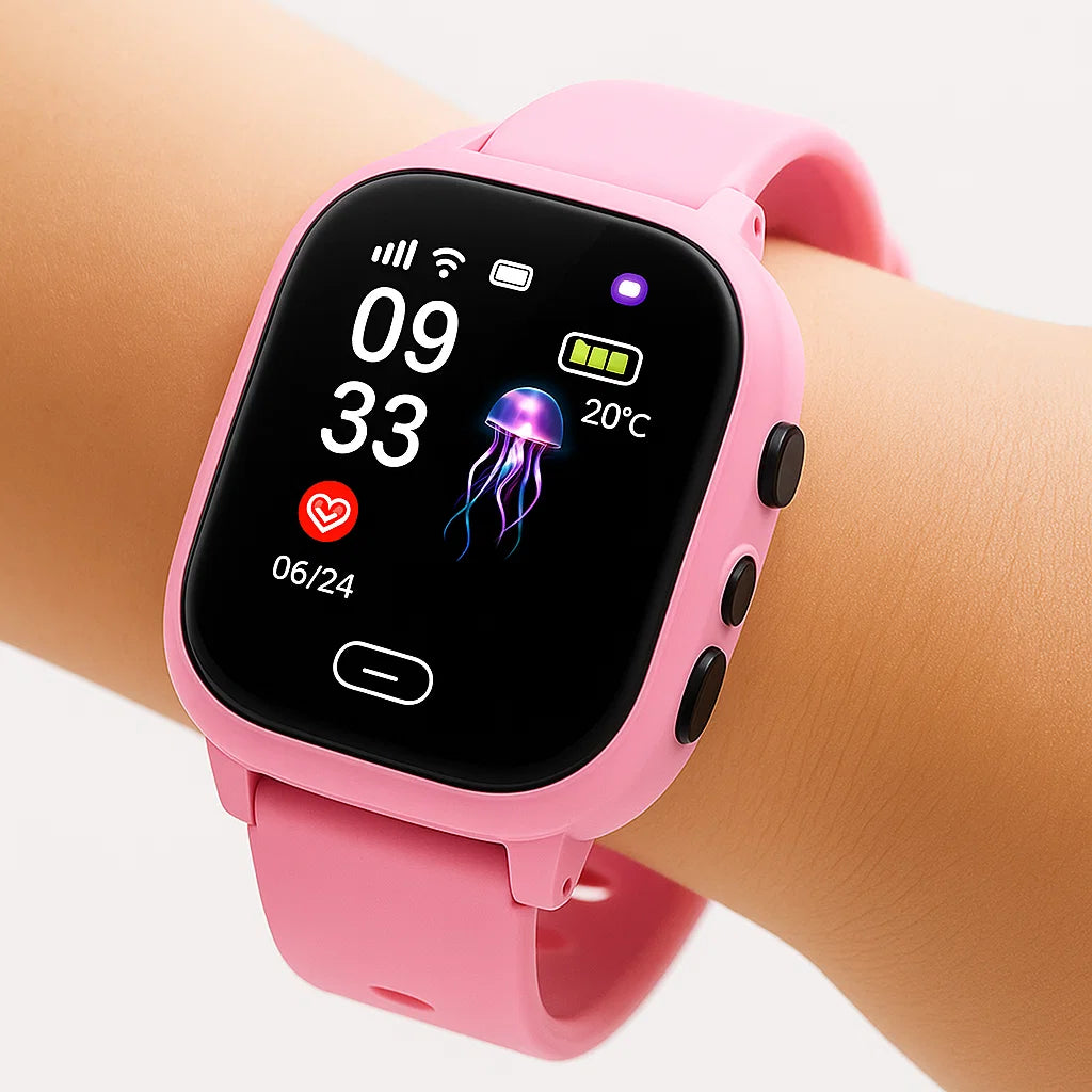 Smartwatch GPS per Bambini con Monitoraggio in Tempo Reale Ð Design Impermeabile per Sicurezza e Divertimento 0