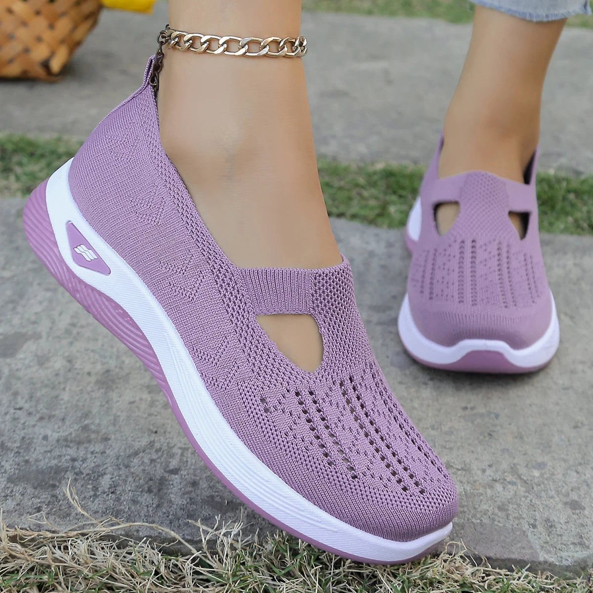 Sneaker Donna Casual Leggere e Comode per Tutte le Stagioni - Scarpe Estive Piatte e Traspiranti 11
