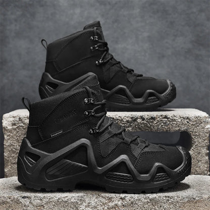Bottes tactiques imperméables pour homme pour randonnée et entraînement antidérapant