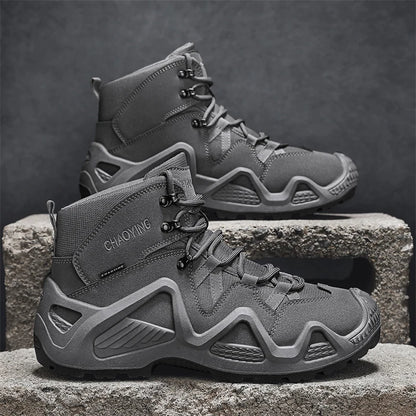 Bottes tactiques imperméables pour homme pour randonnée et entraînement antidérapant