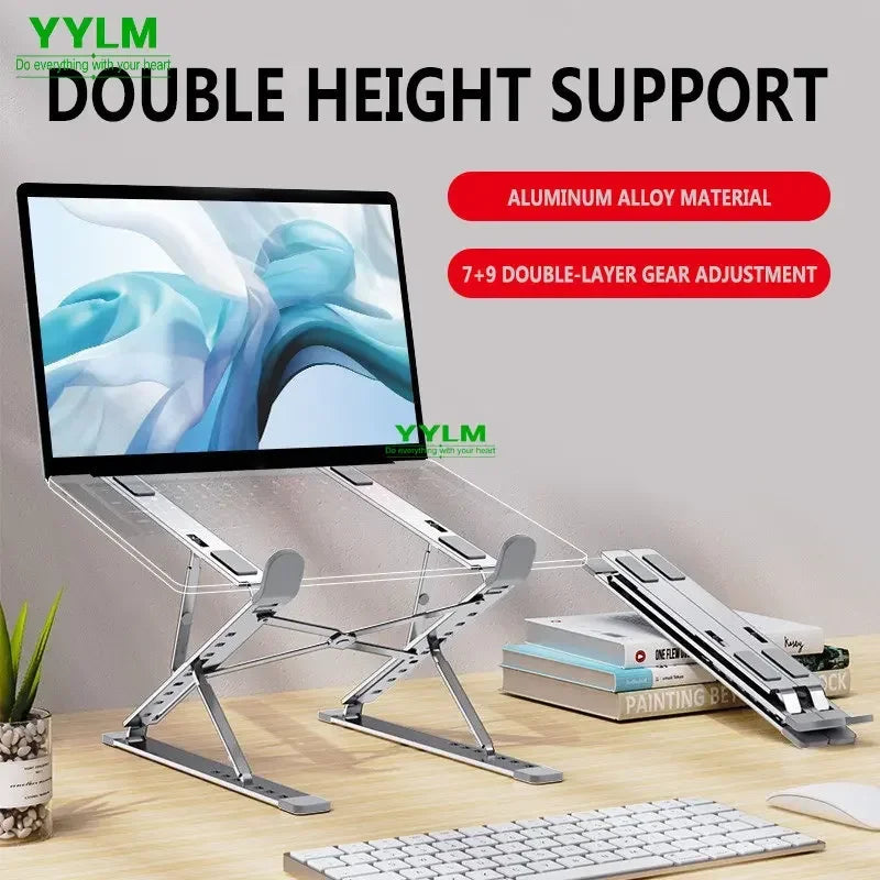 Support réglable pour ordinateur portable en aluminium - Support ergonomique pour PC portables