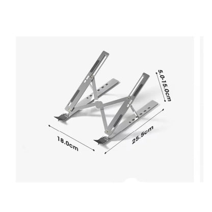 Support pliable en aluminium pour ordinateur portable - Design ergonomique et ventilé