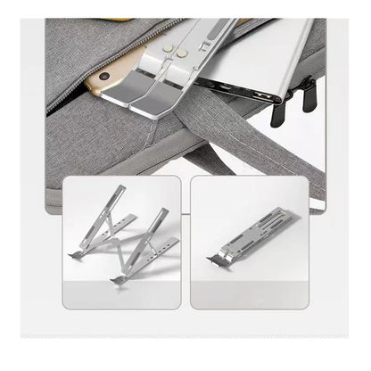 Support pliable en aluminium pour ordinateur portable - Design ergonomique et ventilé