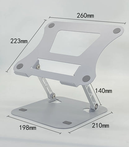 Support réglable pour tablette en alliage d'aluminium - pliable et portable