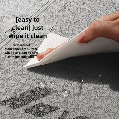 Tapis de yoga extra large antidérapant pliable pour fitness et pilates