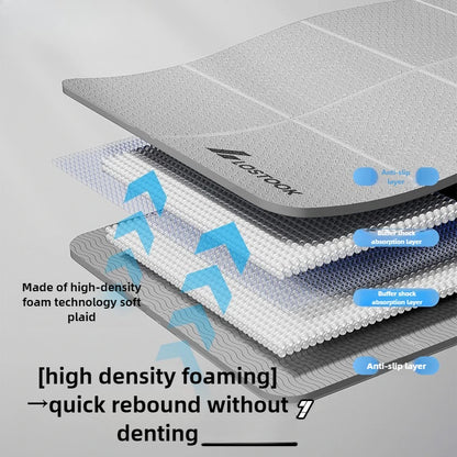 Tapis de yoga extra large antidérapant pliable pour fitness et pilates